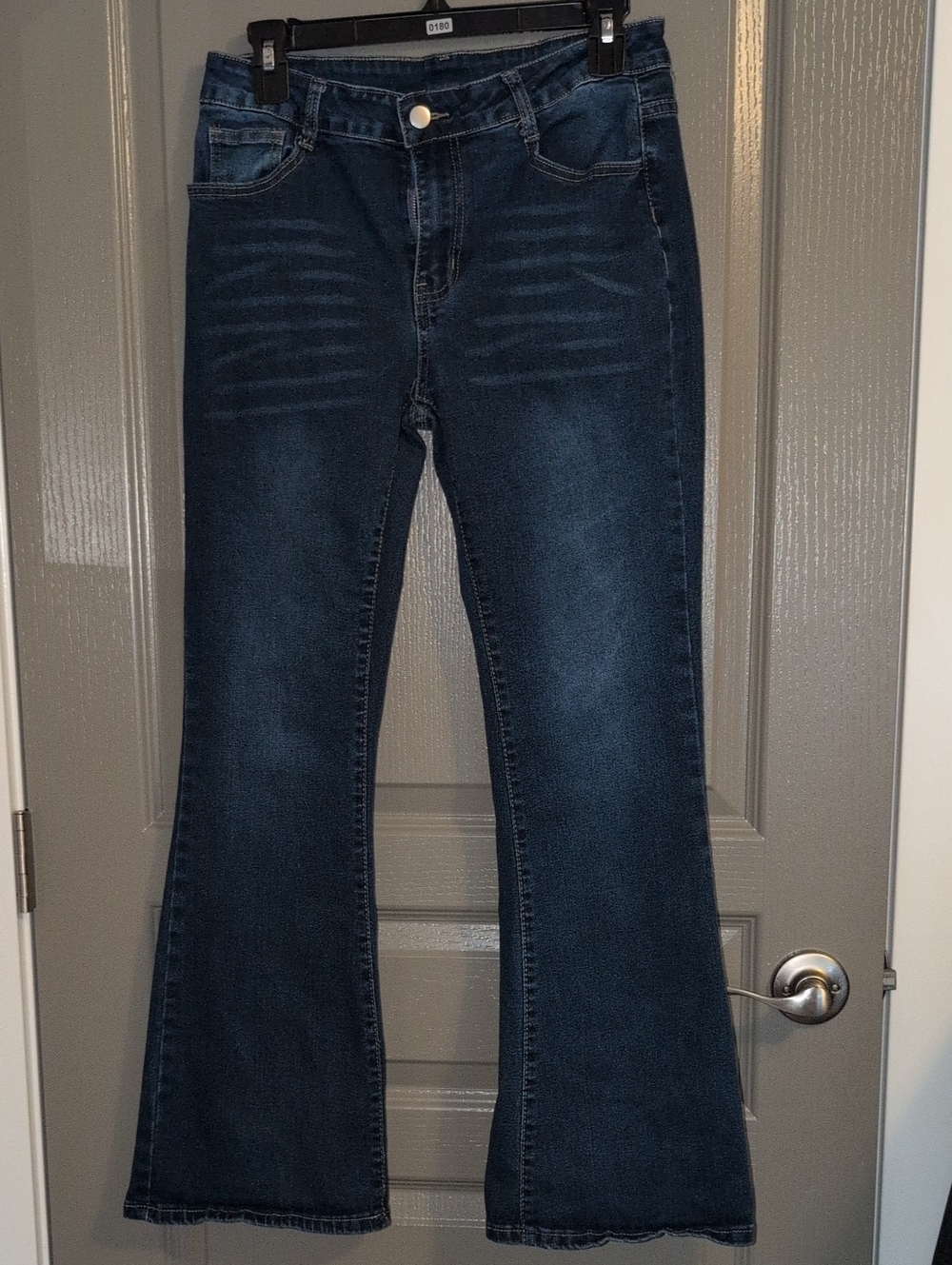 Women’s Dark Blue Flared Jeans 15" Waist